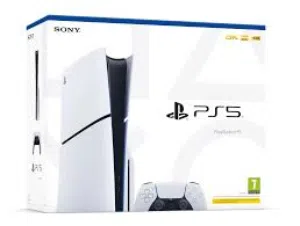 Playstation 5 Slim 1 تيرا بايت يدعم 4K مع يد تحكم لاسلكية واحدة جديد من متجر محمد فون بسعر ممتاز