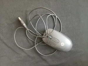 ماوس كمبيوتر HP أصلي مع كابل USB - حالة جيدة