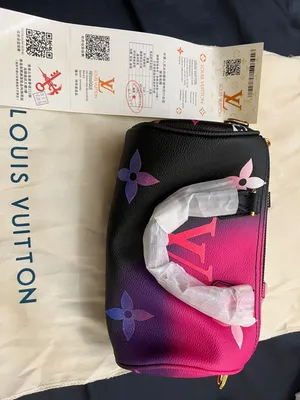 شنطة Louis Vuitton Speedy بتدرج الفوشي