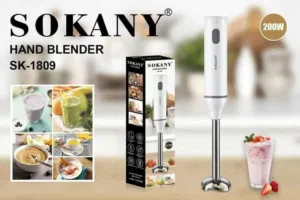 خلاط هاند بليندر سوكاني Sokany خفاق هراسه خلاط يدوي عامودي كهربائي Hand Blender بلندر