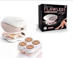 جهاز فلوليس FLAWLESS ازاله شعر كامل الجسم شحن 4 روؤس براون  ازالة الشعر فلو ليس