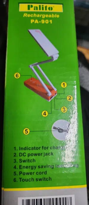 مصباح مكتبي  (Palito PA-901)فقط 2 وات عرطه