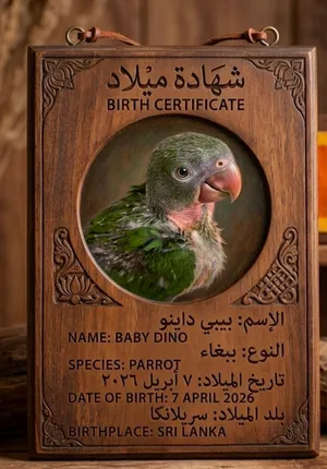 ببغاء اندنيسيا بيبي داينو