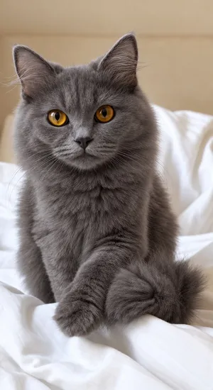 British Gray Longhair - Male