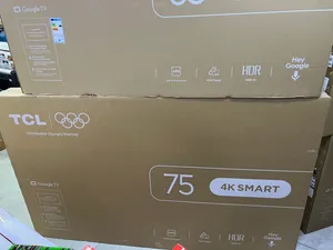 شاشات TCl حجم 75 بوصه سمارت فوركي جوجل سعر حرق