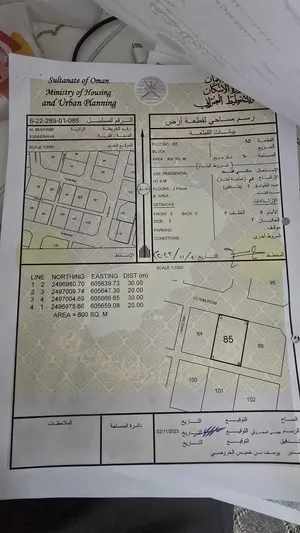 ارضين شبك للبيع ومنزل للايجار ف ولاية سناو باليومي..