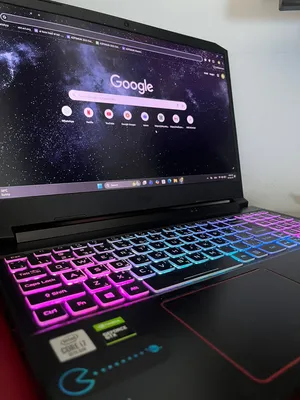 Gaming Laptop with RGB Keyboard - acer nitro 5- i7-24 ram-1tb ssd-1660ti