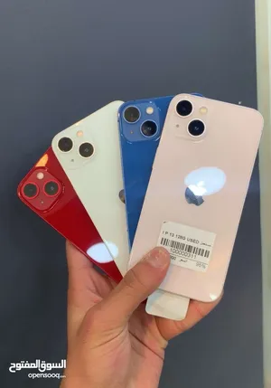 iPhone 13 128g  مستعمل بحالة الوكاله  مكفول 14 يوم في حال وجود اي عطل بالجهاز