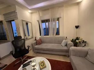 شقة مفروشة فاخرة عمان الغربيه بالقرب من مكه مول وستي مول وحدائق الحسين والمدينه الطبيه