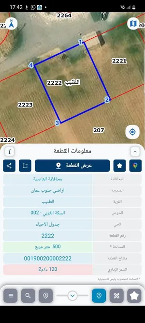 ارض من المالك الطنيب السكة الغربي