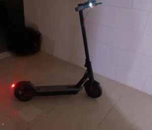 Electric scooter with charger