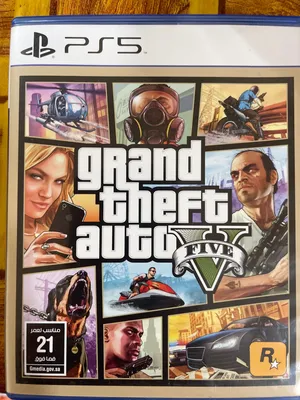 للبيع لعبة GTA V نسخة الـ PS5 الأصلية (جديدة تماماً / متبرشمة
