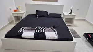 King Size Bed with 2 side tables and Mattress