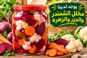 مخلل الشمندر والجزر والزهره بزار عماني سمن زبده جوده عاليه