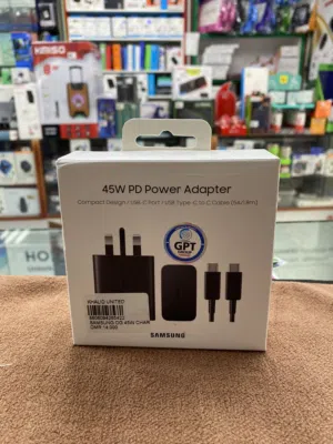 SAMSUNG 45w PD Adapter with cable for sale