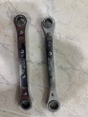 Vintage Snap-on Ratcheting Box Wrenches – 3/8” & 7/16” – Made in USA