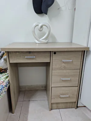 study desk and chair