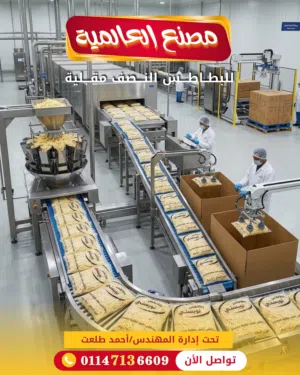 بطاطس نص مقليه