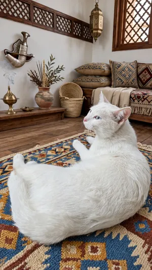 للبيع قط  يرجع أصله من سلالة تركيةFor sale  cat originating from Turkish breed