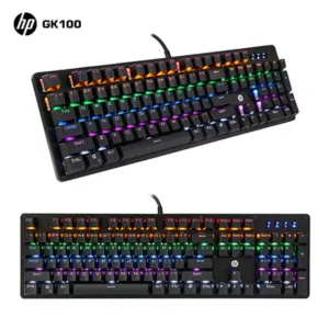 كيبورد ميكانيكي اتش بي اصلي سلكي HP USB WIRED KEYBOARD BLUE SWITCH