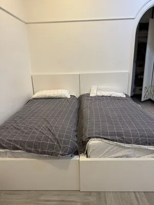 سريرين مع الماترس ( ايكيا ) 90x200