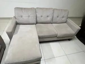 sofa from pan 3 seats with a stool which converts into a one side bed
