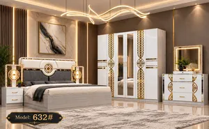 طقم غرفة نوم طراز جديد 6 قطع مع مرتبة NEW MODEL BED ROOM SET 6 PCS WITH MATTRESS