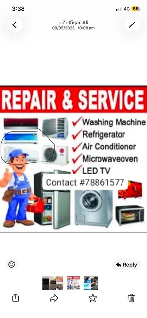 home appliance service, refrigerator washing machine AC dishwasher cooking stove repairing service