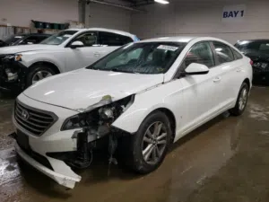 HYUNDAI SONATA 2017 WHITE SMALL ACCIDENT,AMERICAN SPECS,VCC PAPER 5NPE24AF6HH573302