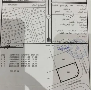 ارض سكنية الخوض السادس
