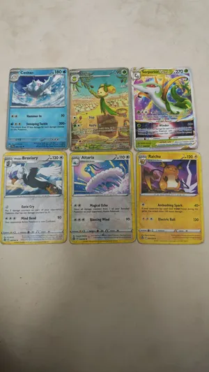 Pokimon cards each 5dhs