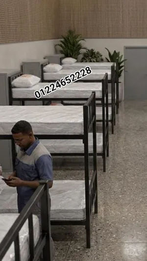 سراير حديد دورين للعمال والموظفين والمنازل