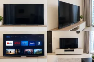 1 month used.. new condition with original remote and bill