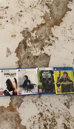 العاب بليستيشن 5 و 4 سي دي جديدة بحالة ممتازةPlayStation 5 and 4 games new and in perfect condition