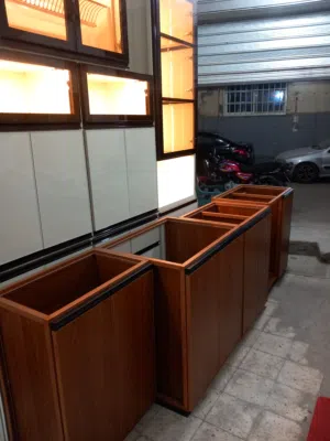 خصم على تصنيع مطابخ عاليه الجوده مطابخ كلادينج مطابخ خشمونيوم مطابخ فايبر مقبض بيلت ان