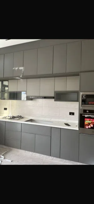 New Modern Kitchen Cabinets Custom Size / خزاين مطبخ جديدة  High-Quality Modern Kitchen Cabinets -