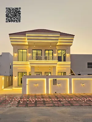 Luxury Villa for Sale  2 Storeys  4 Master Rooms  Super Deluxe  Al Zahia Ajman
