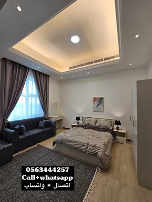 للإيجار استديو مفروش vip في منطقة الصاروج الشبحات 2300 شهري شامل