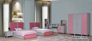 KIDS BEDROOM SET WITH MATTRESS WITH FITTING INCLUDING/غرف نوم مل اطفال کلو جدید مودل موجود مع دوشج