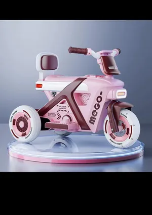 Children's Ride on Electric Motorcycle Three-wheeled Baby Charging Simulation Small Toy Motorcycles
