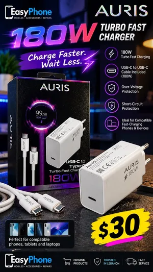AURIS 180W Turbo Fast Charger