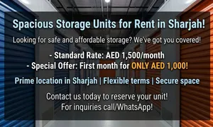 Spacious Storage Units for Rent in Sharjah! Looking for safe and affordable storage? We've got you