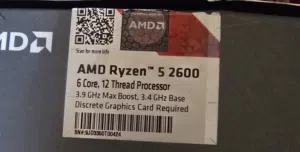 AMD RyzenTM 5 2600