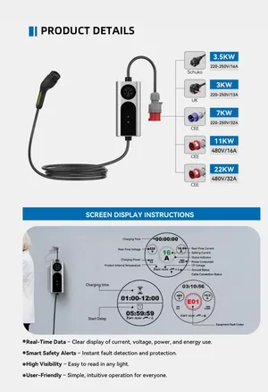 شواحن EV بريميوم — الأقوى والأأمن في الإمارات والخليج 2026 KML EV Charger – Power Up Faster.