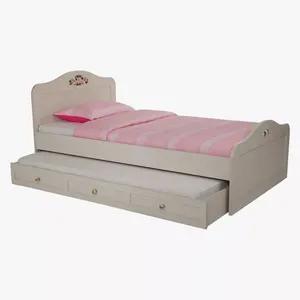 Home Centre Girls’ Single Bed with Mattress and Under Bed