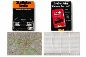 أطلس برلين الأصلي (Stadtplan Berlin) – إصدار ألماني قديم Vintage بحالة جيده