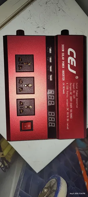 Brand New CEJ 3000W Solar Power Inverter (12V DC to 220V AC)