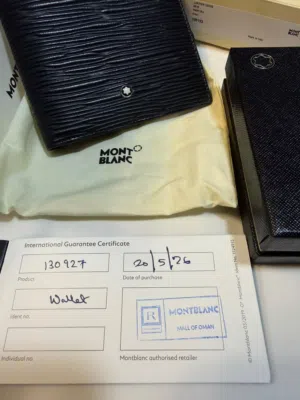 للبيع  محفظة مونت بلانك (Montblanc) أصلية