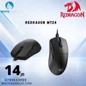 ماوس Gaming Redragon M724 Gaming Mouse فقط بسعر 14 دينار