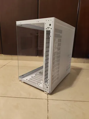 WHITE Fish Tank PC Case Front Panel Missing